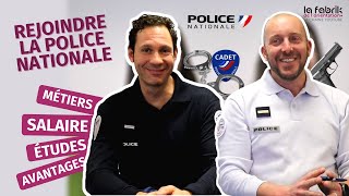 POLICE NATIONALE  METIERS SALAIRE CONCOURS AVANTAGES [upl. by Mowbray]