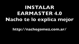 EARMASTER 4 Tutorial de instalación y Dictado Melódico [upl. by Alusru]