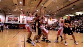 MHSAA Boys Basketball Class C Regional Finals  Rudyard Bulldogs vs Gwinn Modeltowners [upl. by Enilekcaj]