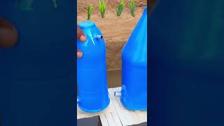 How to make mini water pump Science project Water filter tank construction [upl. by Hanoj]