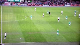 Kyle Walker free kick fail vs Germany [upl. by Geehan]