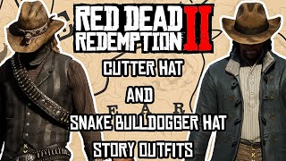 Cutter Hat and Snake Bulldogger Hat Outfits  Red Dead Redemption 2 [upl. by Sabec174]