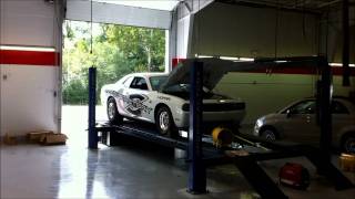 SpeedFactory Cars 2011 V10 Drag Pak Challenger on the dyno [upl. by Nahsed64]