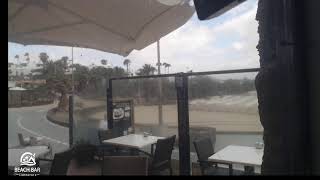 Webcam Lanzarote  Live Stream from the Beachbar in Costa Teguise [upl. by Latoya]