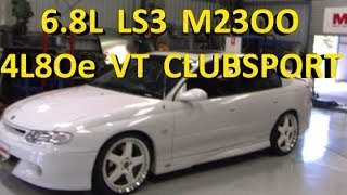 SUPERCHARGED STROKED LS3 VT CLUBSPORT [upl. by Hceicjow76]