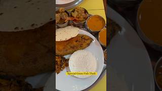 Fat Fish GOA  Goan Fish Thali at Goa fatfish goa goanfish goanfishcurry goatrip food goan [upl. by Jasper45]