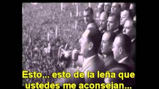 El pueblo en la plaza le pide leña a Perón para los especuladores Segmentos  15 de abril de 1953 [upl. by Shipp]