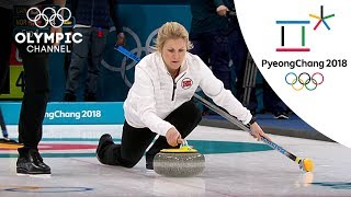 Norways Surprising Curling Victory over Canada  Day 1  Winter Olympics 2018  PyeongChang [upl. by Laamaj109]