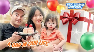 YUKACHAN KASIH KADO ULANG TAHUN SPESIAL BUAT PAPA  a day in our life [upl. by Sacram]