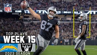 Raiders’ Top Plays From Week 15 Win vs Chargers  2023 Regular Season Week 15  NFL [upl. by Tanberg]