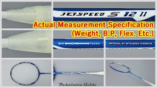 Victor Jetspeed S 12 Ⅱ 4U Specifications【actual measurements】 [upl. by Atinor315]