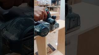 Using power planer short woodworking [upl. by Zehc220]