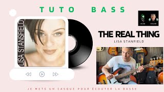 Débuter la basse  Cover  Lisa Stanfield  The Real Thing [upl. by Zenda]