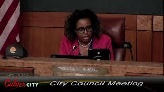 Culver City  City Council Meeting  782024 [upl. by Enohs]