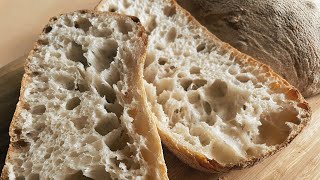 Making THE BEST CIABATTA At Home  The Simple Sourdough Method [upl. by Hammer]