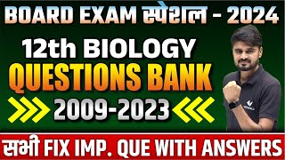 Class 12th Biology Question Bank  UP Board 12th Biology Important Question 2024 [upl. by Nothgierc]