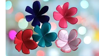 Paper flower using origami paper  Teachers day gift  Mothers day gift Tiny paper flower bouquet [upl. by Isleana]