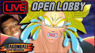 OPEN LOBBIES PRACTICE MODE  VIEWERS Dragonball The Breakers [upl. by Aztinad]