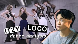 Is this Ryujins era 🤔  Choreographers Analysis of ITZY  LOCO Dance Practice  Dancer Reacts [upl. by Follmer]