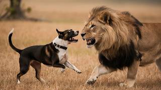 cachorro vs leao Batalhas mais loucas de cães capturadas na câmera [upl. by Haik]