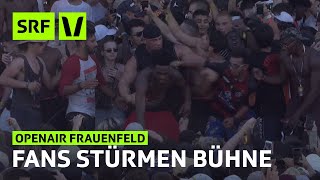 Openair Frauenfeld Fans stürmen Bühne bei Desiigner  Festivalsommer 2017  SRF Virus [upl. by Rephotsirhc]