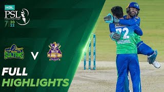 Full Highlights  Multan Sultans vs Quetta Gladiators  Match 7  HBL PSL 7  ML2T [upl. by Noicpecnoc]