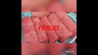 How to make vegan Flensjes Crepes with coconut or goelong Suriname dessert [upl. by Ativ822]