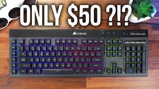 Corsair Gaming K55 RGB Keyboard Review [upl. by Magner]