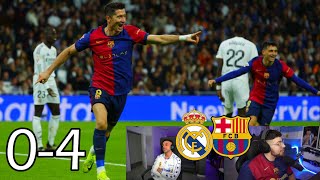 REAL MADRID 04 FC BARCELONA REACCIONANDO DjMaRiiO [upl. by Ahsiekin]