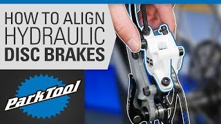 How to Align a Hydraulic Disc Brake on a Bike [upl. by Christabelle284]