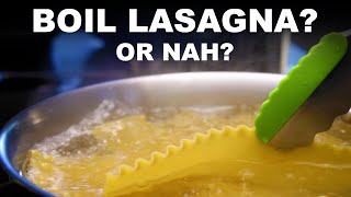 Do you have to boil lasagna noodles before baking [upl. by Yentruoc871]