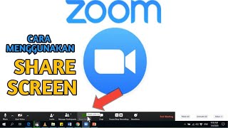 CARA MENGGUNAKAN SHARE SCREEN PADA APLIKASI ZOOM MEETING [upl. by Brinkema590]