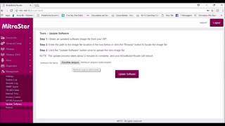 Processo de atualização de firmware HGU Mitrastar [upl. by Delinda615]