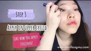 How to use Cavilla Lash Serum Best eyelashes growth serum ever [upl. by Akamahs234]