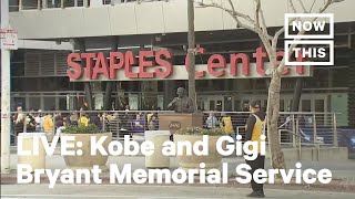 Kobe Bryant Memorial Service  LIVE  NowThis [upl. by Eelahc]