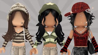 y2kgrunge girl outfits w codes  coziivibes ♡ [upl. by Nwahsal]