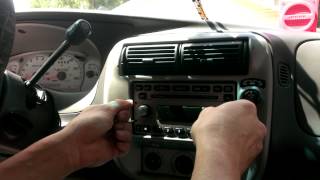 Ford Sport Trac factory stereo removal [upl. by Rhodie203]