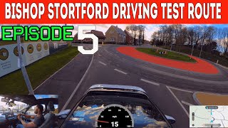 BISHOP STORTFORD DRIVING TEST ROUTEEP5  WITH COMMENTARY drivingtestvideo ojkenny [upl. by Elfont]