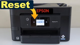 How To Reset Epson Printer To Factory Settings [upl. by Arykat]