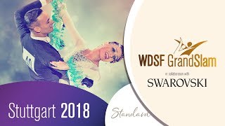 Sirocchi  Dora ROU  2018 GS STD Stuttgart  R3 Q  DanceSport Total [upl. by Harlene]