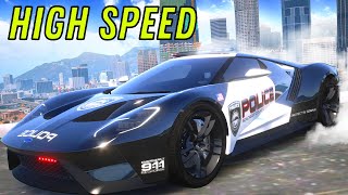 I Become A High Speed Cop in GTA 5 RP [upl. by Nidnerb835]