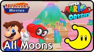 Super Mario Odyssey  Luncheon Kingdom  All Moons in order with timestamps [upl. by Olaznog]