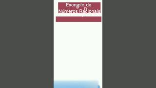 Conjunto dos Números Racionais  conjuntosnuméricos racionais matemática [upl. by Aimik]