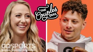 Patrick Mahomes amp Brittany Mahomes Take a Couples Quiz  GQ Sports [upl. by Lehcar]