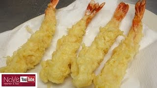 How To Stretch Shrimp For Tempura  How To Make Sushi Series [upl. by Lasiaf]