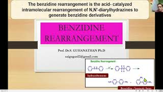 Benzidine rearrangement  Tamil explanation [upl. by Jed]