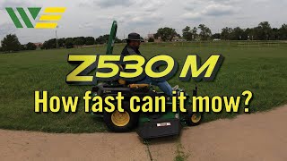 How fast can the John Deere Z530M Mow an Acre [upl. by Meyeroff]