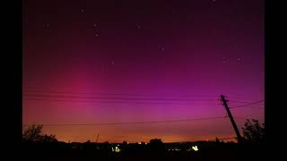 Zorza polarna  Northern Lights  Poland  11052024 [upl. by Halvaard]