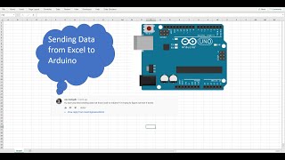 Send Data from Excel to Arduino Using Data Streamer [upl. by Cotsen]