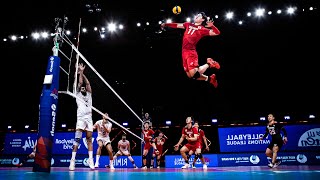 Yuji Nishida  Monster of the Vertical Jump  Mens VNL 2021 [upl. by Rakel]